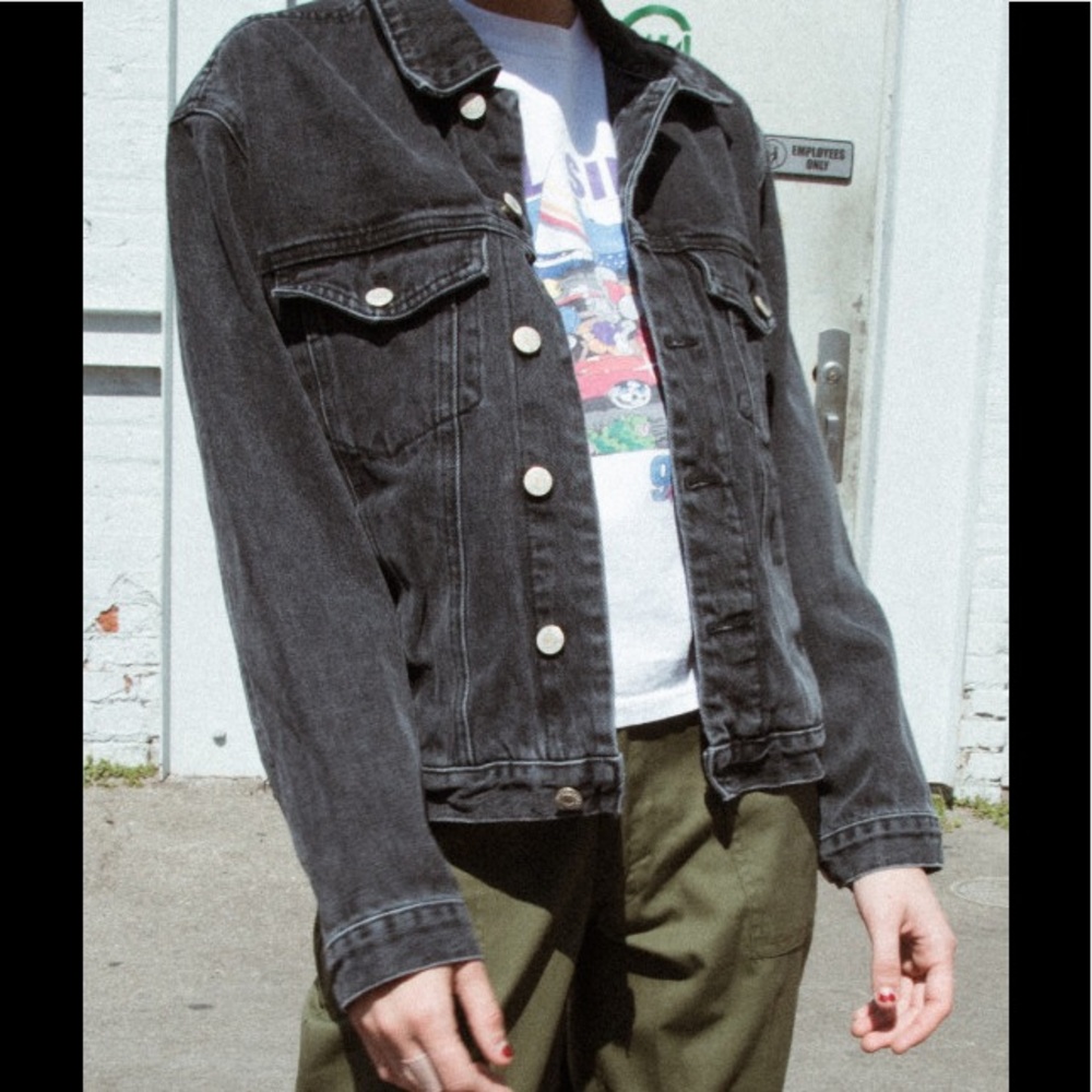 Brandy Melville faded back kaylee denim jacket